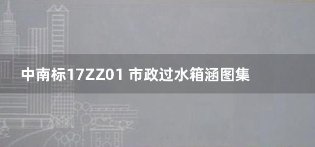 中南标17ZZ01 市政过水箱涵图集